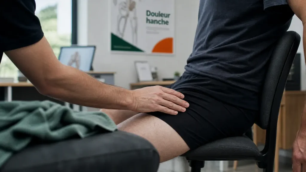 Douleur à la hanche : les signes qui orientent vers muscle, articulation ou urgence