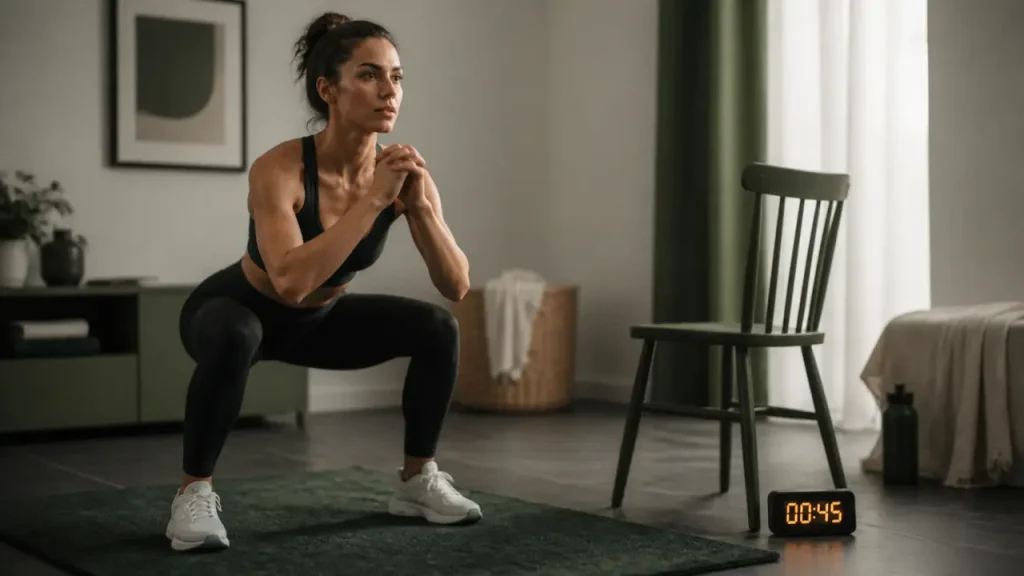 Musculation à la maison sans matériel : un circuit complet en 25 minutes