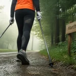 Marche nordique : methode d entrainement nordique perte de poids, 3 sorties par semaine, 60 minutes