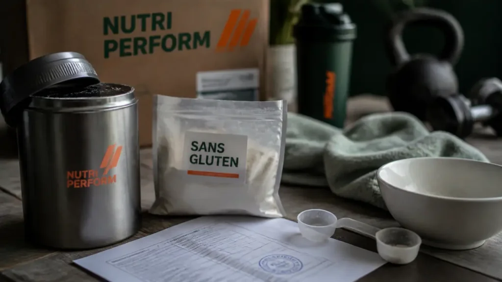 Whey sans gluten : comment identifier les produits sûrs et éviter la contamination croisée