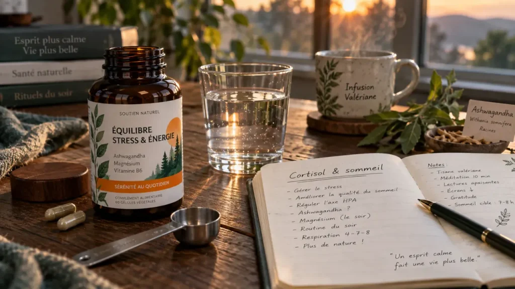 Quel complément alimentaire pour baisser le cortisol ? Stress, sommeil ou fatigue mentale