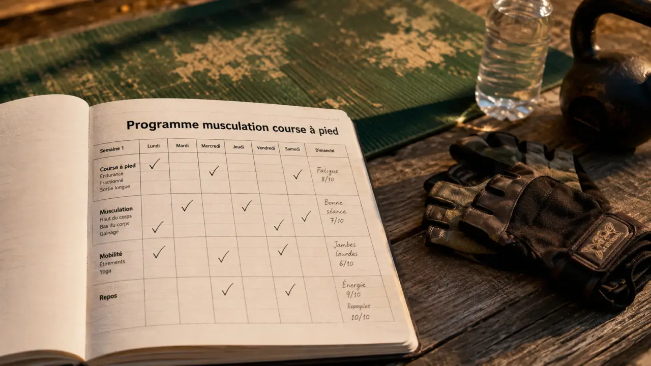 Programme musculation course à pied pdf : semaine type de renforcement