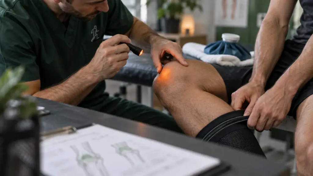Douleur au genou : comment identifier une tendinite et réagir efficacement
